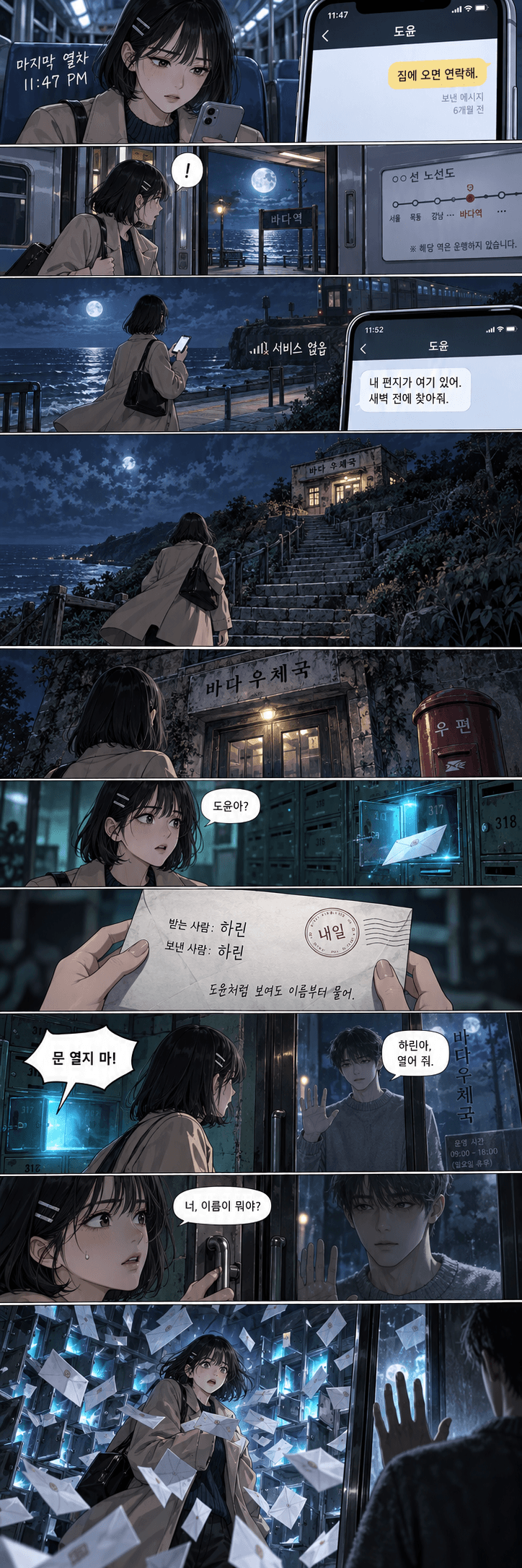 한 장으로 이어 읽는 하린의 환상 이야기