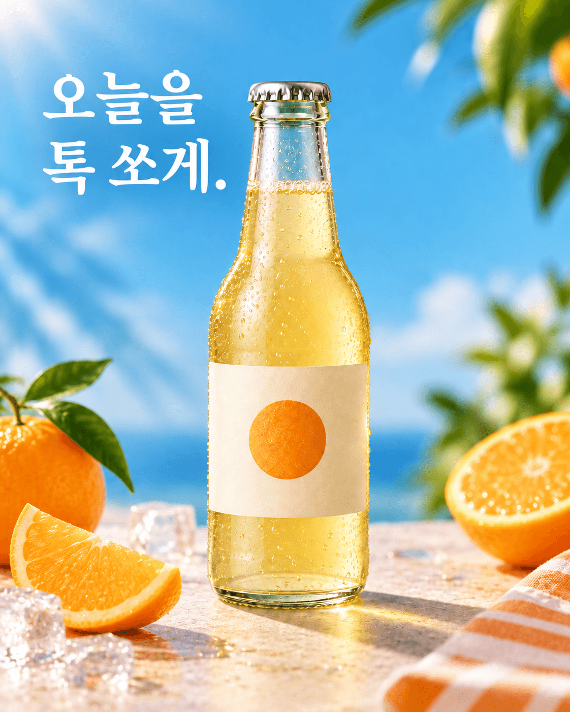 제품 사진과 한 줄 문구로 만드는 잡지 광고